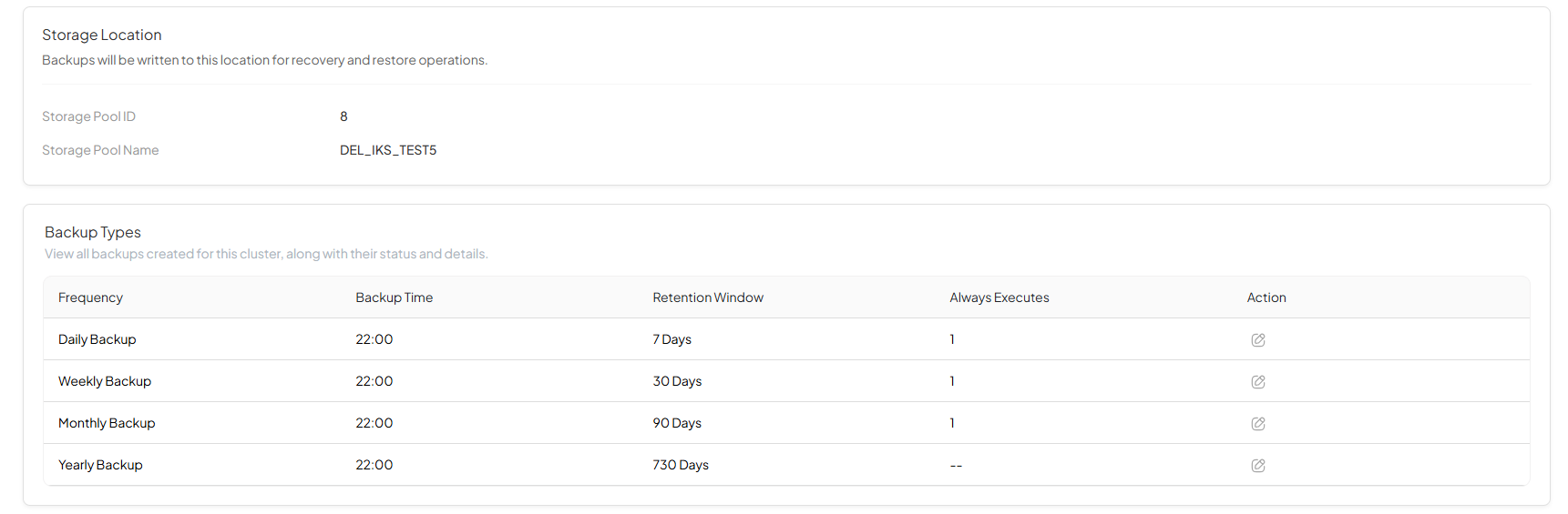 Backup Management