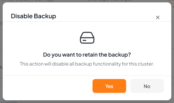 Backup Management