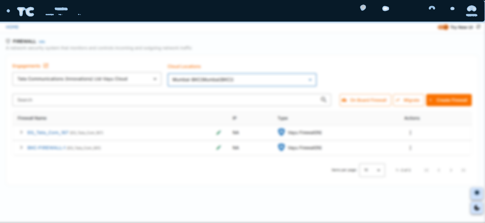 Firewall List