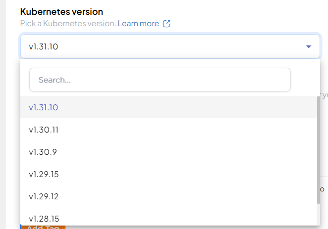 Kubernetes Version