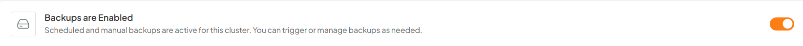 Backup Management